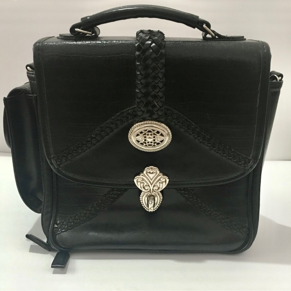 Black Leather Purse